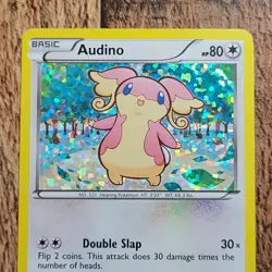 ERROR Audino Holo Foil 12/12 Pokemon 2011 McDonald's Promo Trading Card NM - Image 1