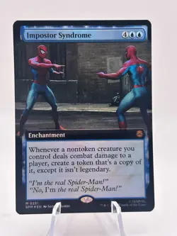 Impostor Syndrome 0251 Extended Art Foil Marvel's Spider-Man SPM MTG NM - Image 1