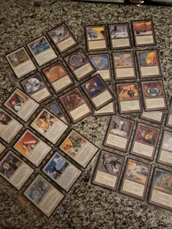 Magic The Gathering Complete Set Of Alliances 199/199 - Image 5