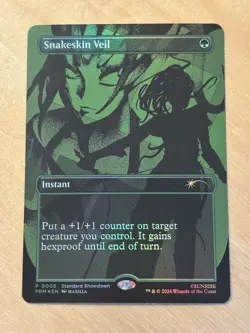 MTG Magic the Gathering Snakeskin Veil Foil Standard Showdown NM - Image 1