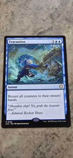 Evacuation Commander: the Lost Caverns of Ixalan Regular Rare MTG NM - Image 1