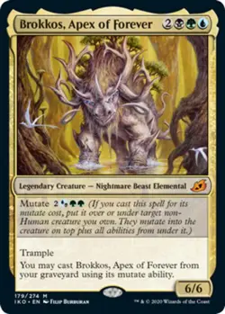 1 x Brokkos, Apex of Forever - Ikoria: Lair of Behemoths - NM-Mint - MTG - Image 1