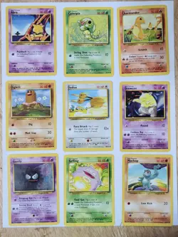 Pokemon ORIGINAL NON-HOLO -- 34 NICE CARDS -- NO 1ST EDITION -- NO SHADOWLESS - Image 1