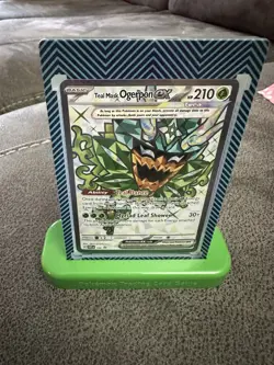 Pokemon Center Teal Mask Ogrepon Promo Sealed W/ stand - Image 1