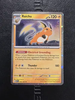 Pokemon TCG Raichu Cosmos Holo Holofoil Rare 026/165 Promo 151 NM - Image 1