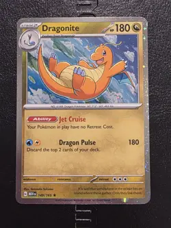 Pokemon TCG Dragonite Cosmos Holo Rare 149/165 Promo 151 NM - Image 1