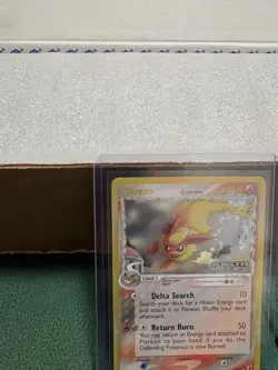 Pokemon TCG: Flareon Reverse Holo Stamped, #5/113 EX Delta Species, Damaged. - Image 2