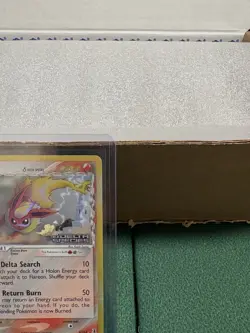 Pokemon TCG: Flareon Reverse Holo Stamped, #5/113 EX Delta Species, Damaged. - Image 3