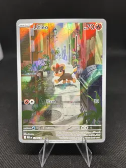 Litleo 139/132 - Illustration Rare - Mega Evolution - Pokemon TCG - Image 1