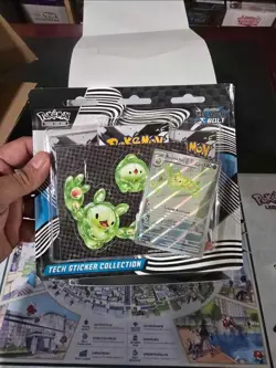 (lot of 12) Pokemon Black Bolt SV10.5 Tech Sticker Collection 3-Pack, New Sealed - Image 1