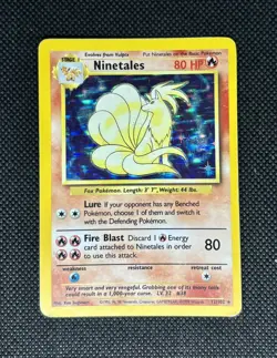 1999 Base Set Holo Damaged Base Set Lot Raichu Ninetales Pokemon Vintage MP-HP - Image 2