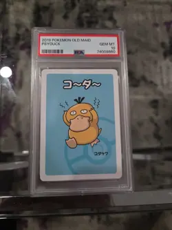 2019 pokemon old maid psyduck psa 10 - Image 1