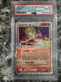 GARDEVOIR EX 2021 POKEMON TCG CELEBRATIONS CLASSIC COLLECTION HOLO #93 PSA 10 - Image 1