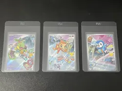 Pokemon TCG First Partner Illustration Collection Series 1 Gen 4 Sinnoh Starters - Image 1
