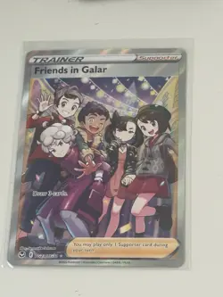 Pokemon TCG Friends in Galar Ultra Rare Silver Tempest Trainer Gallery TG23/TG30 - Image 1