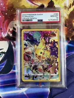 PSA 10 - PIKACHU - 160/159 SWORD SHIELD CROWN ZENITH POKEMON - Image 1