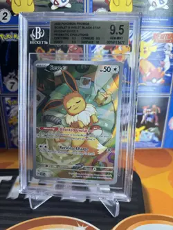 2025 Pokemon ETB Prismatic Evolutions Eevee Promo 173 BGS 9.5 - Image 1