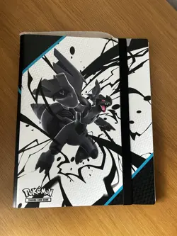 POKEMON TCG Scarlet & Violet 9-Pocket Binder & Zekrom poster – Black Bolt - NEW - Image 1