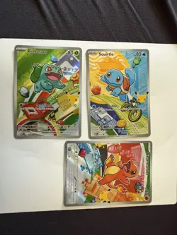Pokemon First Partner Illustration Collection Gen 1 Stamped 30th anniversary - Image 2