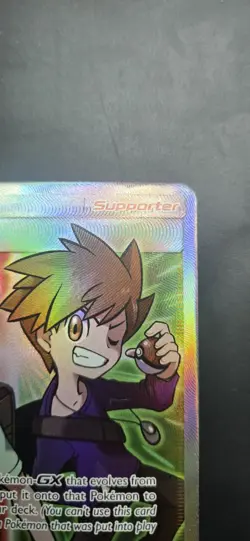 Pokemon Red & Blue TAG TEAM Full Art Trainer 234/236 Cosmic Eclipse Holo - Image 3