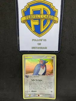 POKEMON EX SPECIE DELTA SWELLOW HOLO STAMPED 32/113 LP ITA - Image 1