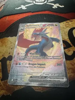 Salamence ex 187/159 Sv09: Journey Together Holo Special Illustration Rare SIR - Image 2