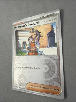 Pokemon TCG * Journey Together 155/159 Professor Research Sada REVERSE HOLO - Image 2
