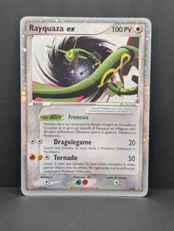 Rayquaza ex 039 EX 039 Nintendo Holo Promo Rare Pokemon TCG ITALIAN LP+ - Image 1