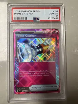 Pokemon TCG Prime Catcher 157/162 Temporal Forces PSA 10 - Image 1