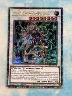 YUGIOH PSY-FRAMELORD OMEGA QUARTER CENTURY SECRET RARE NM RA02-EN028 - Image 1
