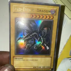 Red-Eyes Black Dragon - SDJ-001 - Yugioh TCG - Ultra Rare - Unlimited - LP - Image 1