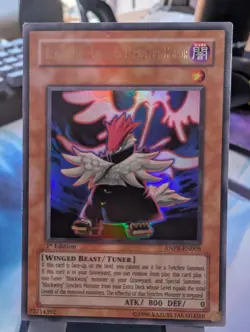 YuGiOh! Blackwing - Vayu The Embled of Honor ANPR-EN005 Ultra Rare 1st Ed LP* - Image 1