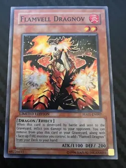 Yugioh Flamvell Dragunov HA01-EN007 Limited Edition Super Rare VLP - Image 1