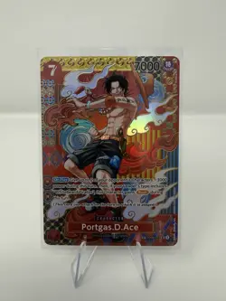 Portgas D. Ace OP02-013 SP (English) One Piece Card Game - Image 1