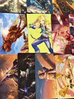 Magic Final Fantasy Art Series - 21 Card Lot - 3 Gold Stamps - Image 4
