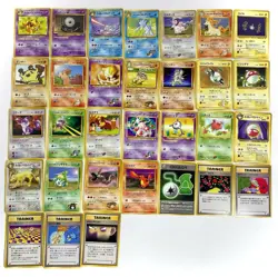 Japanese Nonholo Lot Vintage Pokemon Cards Bulk 1996 31 cards Rare & Common EUC - Image 1