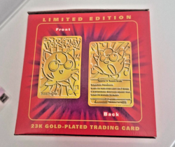 Pokemon Jigglypuff 23k Gold Plated Trading Card Pokeball Burger King Sealed New - Image 3