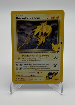 Pokemon Trading Card Game TCG Celebrations Rocket's Zapdos 15/132 - Image 1