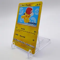Ash's Pikachu SM113 Promo - Sun & Moon I Choose You Movie Card - NM - Image 3