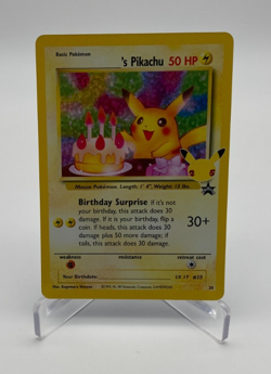 Pokemon Trading Card Game TCG Celebrations ________'s Pikachu Promo 24 - Image 1