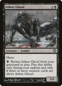 Ashen Ghoul Coldsnap Theme Decks NM Black Special MAGIC MTG CARD ABUGames - Image 1