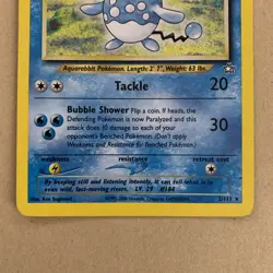 Azumarill 2/111 Holo Rare Neo Genesis Pokemon Card - Holo Swirl - LP - Image 4