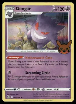 Pokemon Cards Gengar 066/196 Trick or Trade BOOster Holo Promo NM - Image 1