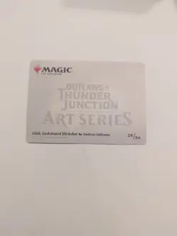 Lilah, Undefeated Slickshot Art Card Outlaws of Thunder Junction Regular NM MTG - Image 2