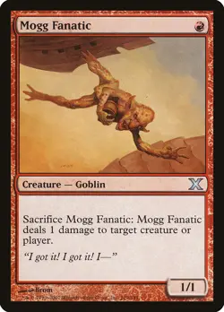 Mogg Fanatic 10th Edition NM Red Uncommon MAGIC THE GATHERING CARD ABUGames - Image 1