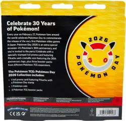 POKEMON DAY 2026 COLLECTION - 30th Anniversary - NEW & SEALED BOX - Pikachu - Image 4