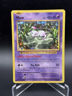 Pokemon 2016 XY Evolutions Mew 53/108 Holo Rare - LP - Image 1