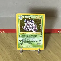Nidoking 11/130 Holo Rare Pokemon 1999 WOTC Unlimited Base Set 2 - Image 1