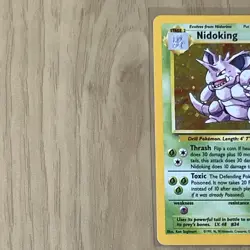 Nidoking 11/130 Holo Rare Pokemon 1999 WOTC Unlimited Base Set 2 - Image 3