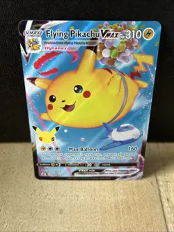 Pokemon Flying Pikachu VMAX 007/025 Celebrations Ultra Rare Holo - Image 1